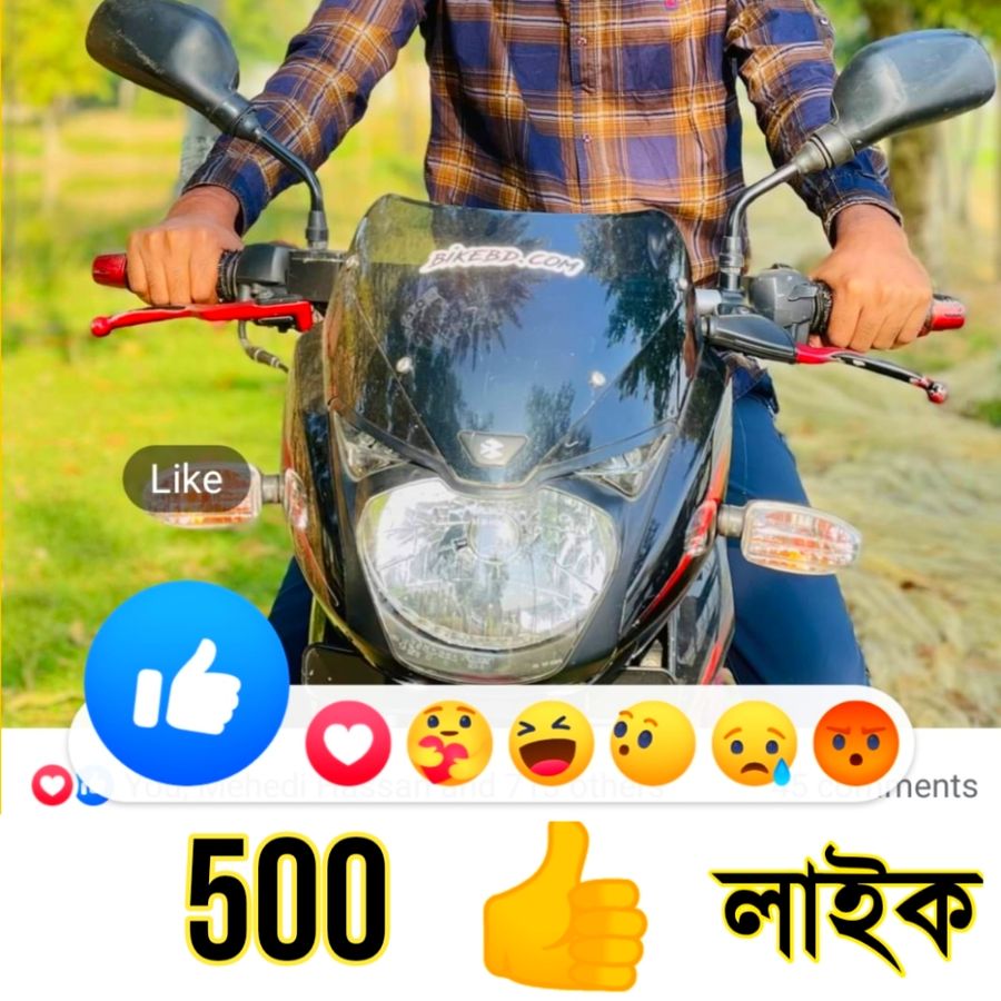 500 Real Like Facebook Photo
